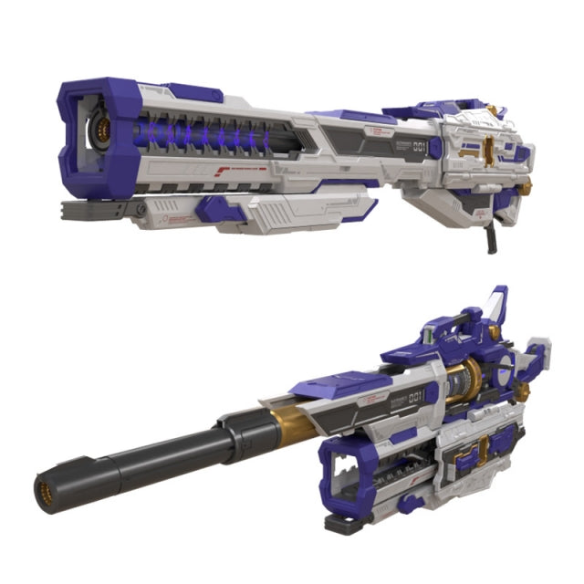 Heavy-Duty Blast Electromagnetic Rail Gun - Model Kit (Purple Version)