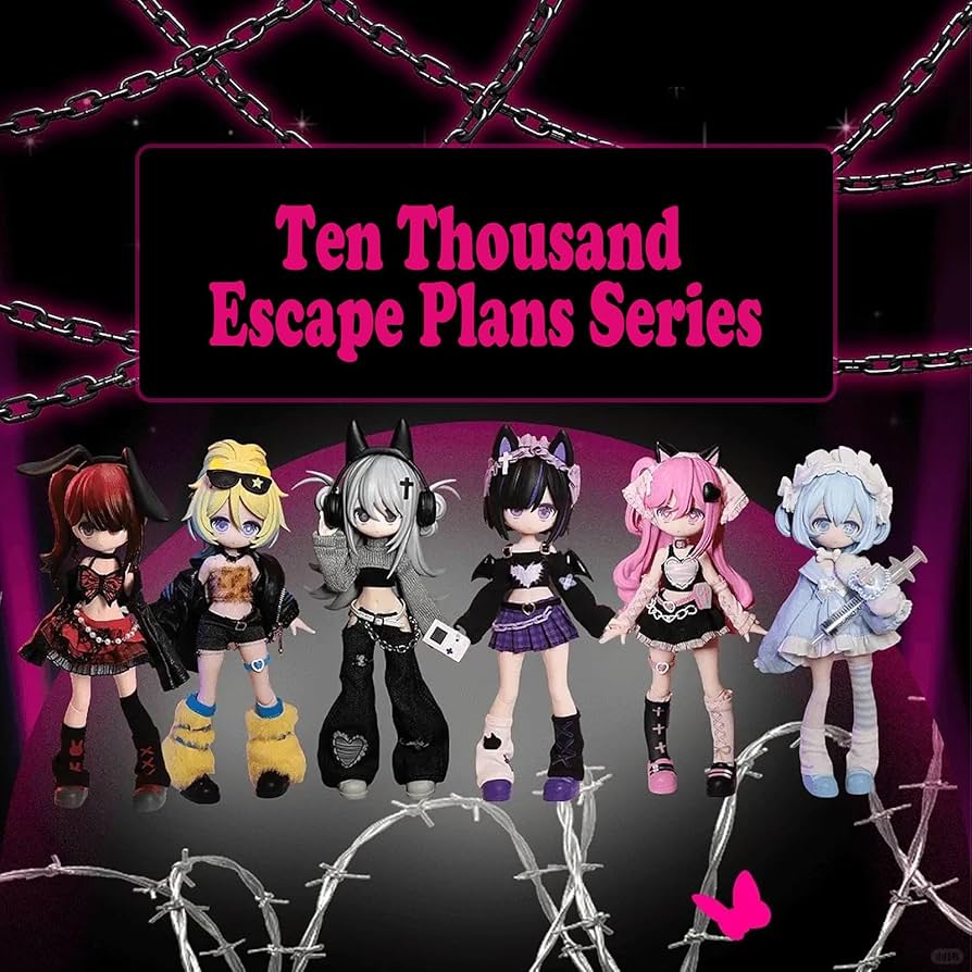Ten Thousand Escape Plans: BJD BLIND BOX - Running Towards Freedom Series