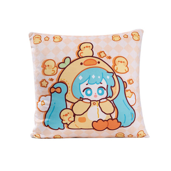 Hatsune Miku - Hatsune Miku Pajama Party Throw Pillow Moeyu Duck