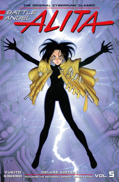 Manga: Battle Angel Alita Deluxe 5 (Contains Vol. 9 & Ashen Victor)