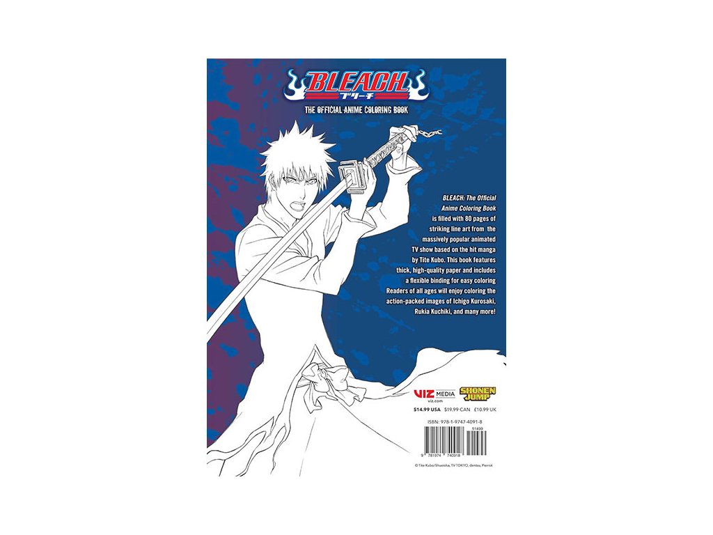 BLEACH The Official Anime Coloring Book