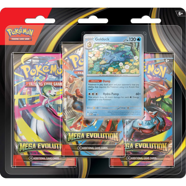 Pokemon TCG Mega Evolutions 1  Three booster blister