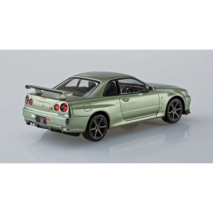 Aoshima 1/32 SNAP NISSAN R34 SKYLINE GTR Nur (Millenium Jade)