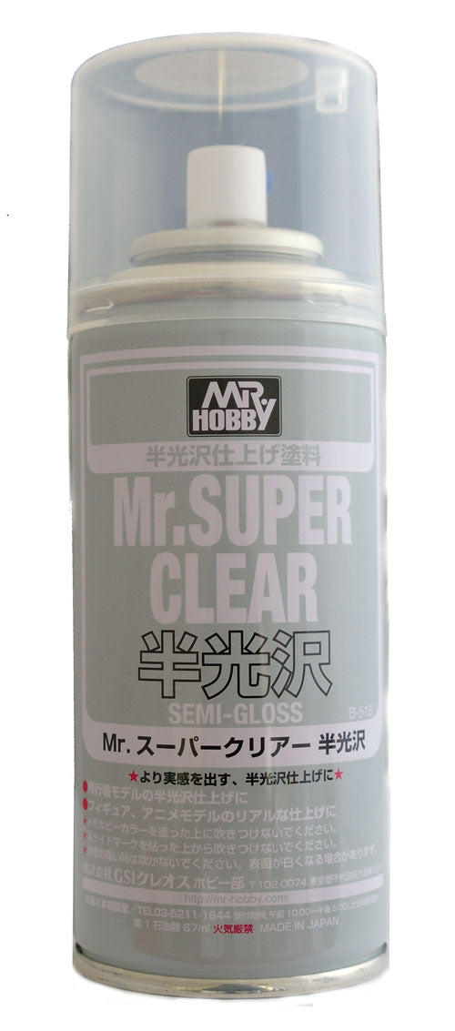 Mr Super Clear Semi Gloss 170ml Spray GN B516