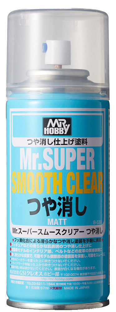 Mr Super Smooth Clear Flat Spray B530