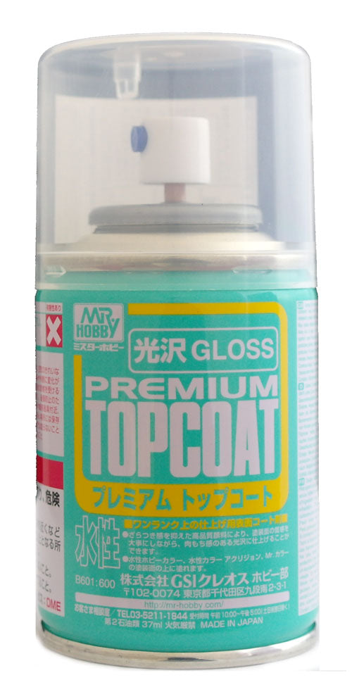 Mr Hobby B601 Mr Premium Top Coat Gloss Spray