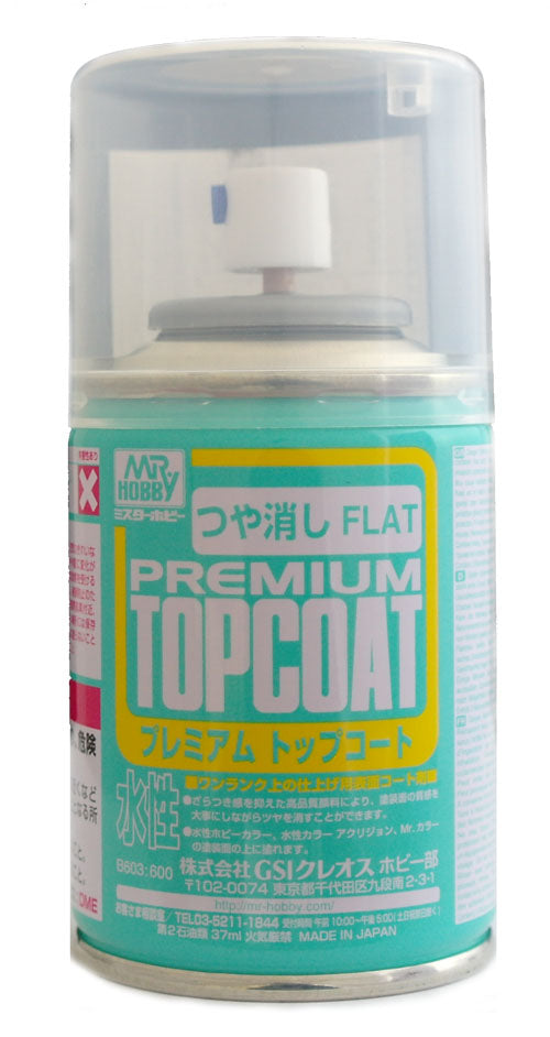 Mr Hobby B603 Mr Premium Top Coat Flat Spray