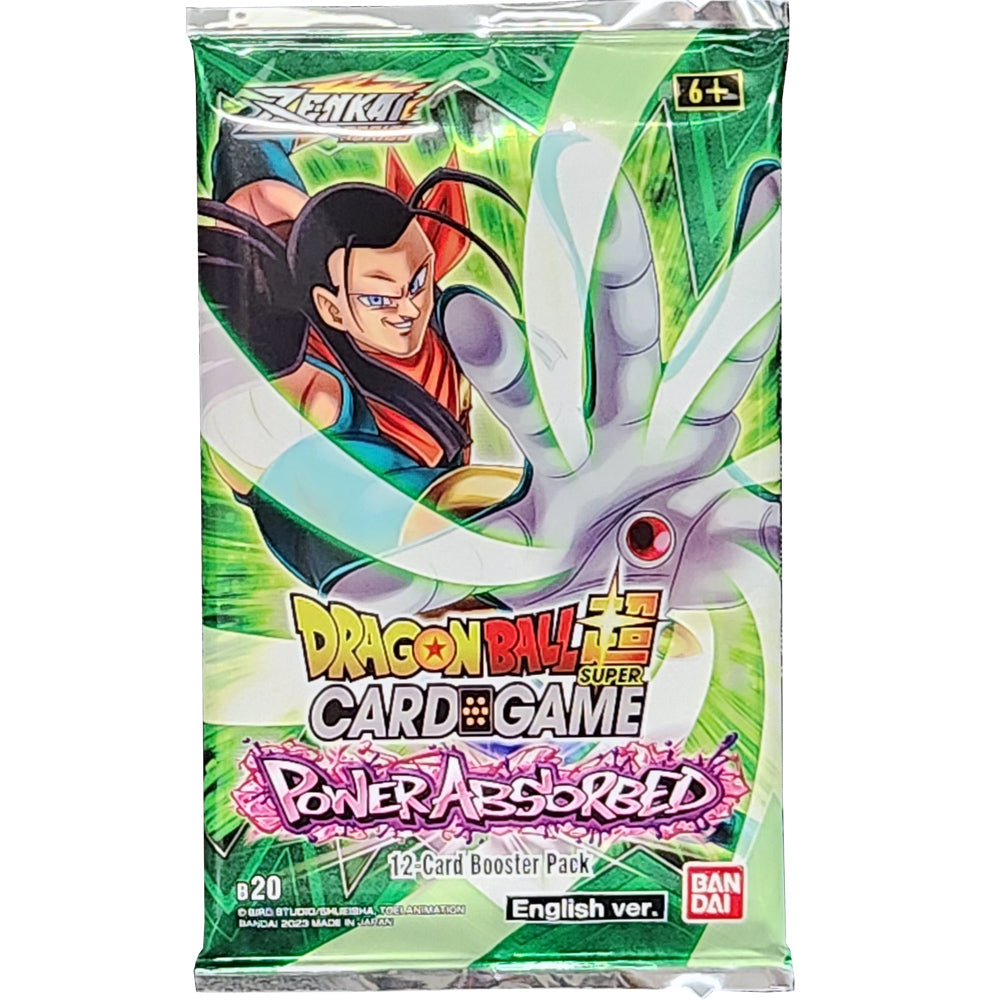Dragon Ball Super: CARD GAME BOOSTER PACK - Zenkai Series Set 03 Power Absorbed [B20]