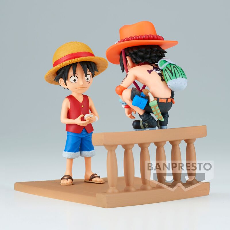 One Piece: WORLD COLLECTIBLE FIGURE LOG STORIES  - Monkey.D.Luffy & Portgas.D.Ace