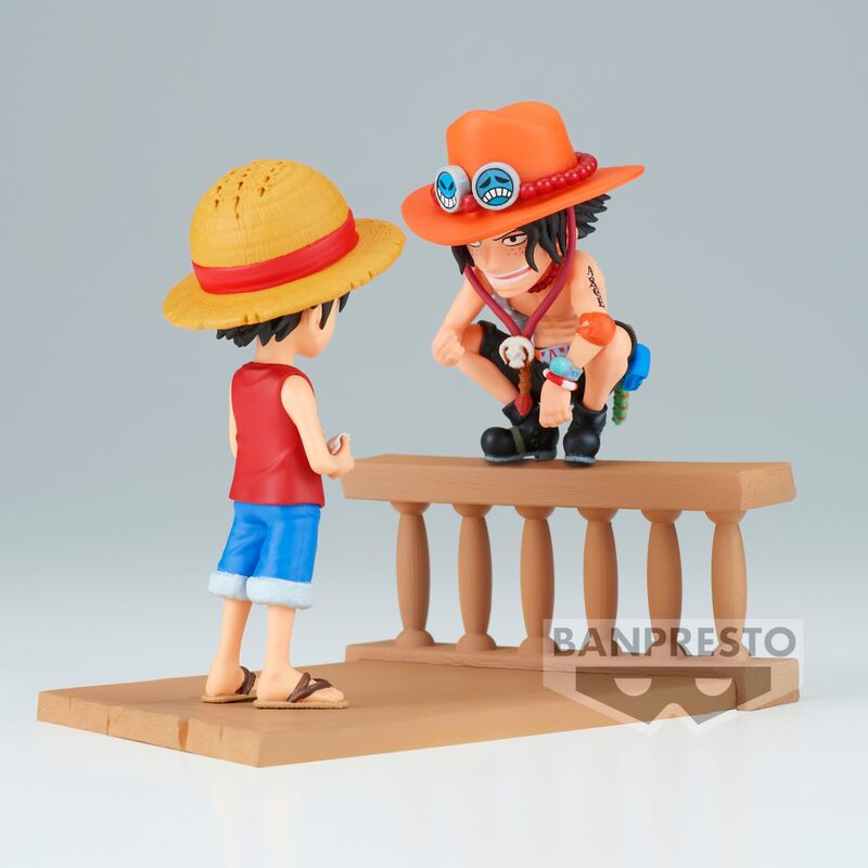 One Piece: WORLD COLLECTIBLE FIGURE LOG STORIES  - Monkey.D.Luffy & Portgas.D.Ace