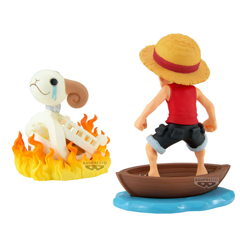 PRE ORDER One Piece: WORLD COLLECTIBLE FIGURE LOG STORIES - Monkey D Luffy and Going Merry