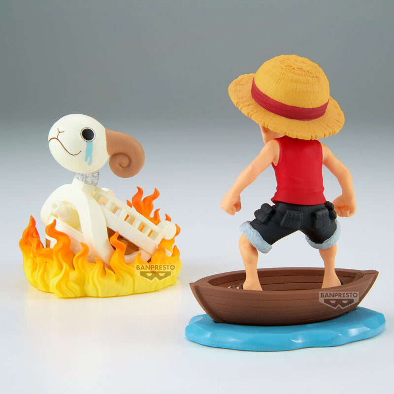 PRE ORDER One Piece: WORLD COLLECTIBLE FIGURE LOG STORIES - Monkey D Luffy and Going Merry