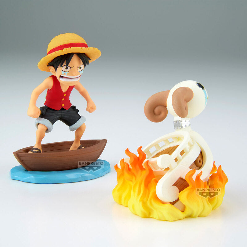 PRE ORDER One Piece: WORLD COLLECTIBLE FIGURE LOG STORIES - Monkey D Luffy and Going Merry