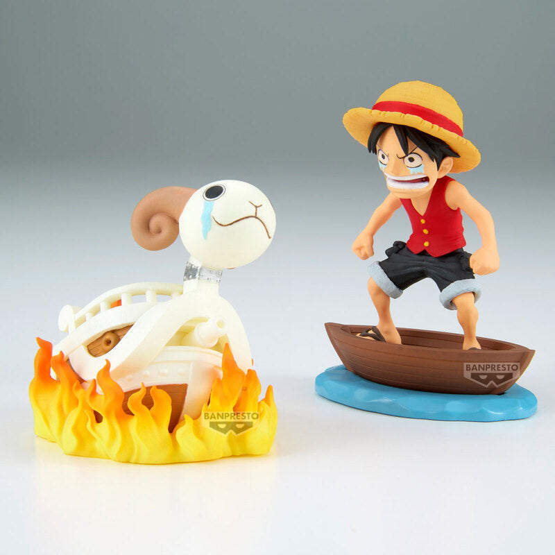 PRE ORDER One Piece: WORLD COLLECTIBLE FIGURE LOG STORIES - Monkey D Luffy and Going Merry