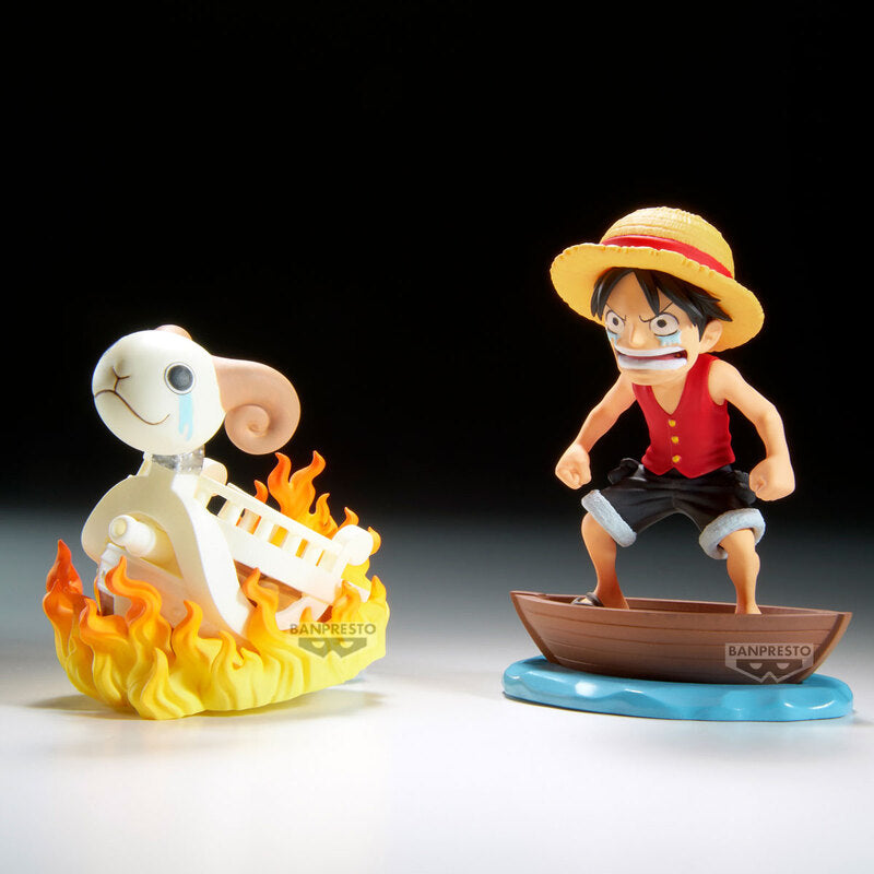 PRE ORDER One Piece: WORLD COLLECTIBLE FIGURE LOG STORIES - Monkey D Luffy and Going Merry