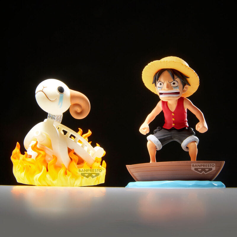 PRE ORDER One Piece: WORLD COLLECTIBLE FIGURE LOG STORIES - Monkey D Luffy and Going Merry