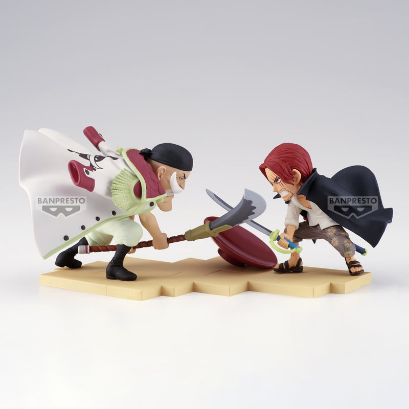 PRE ORDER One Piece: WORLD COLLECTIBLE FIGURE LOG STORIES - Edward Newgate VS Shanks