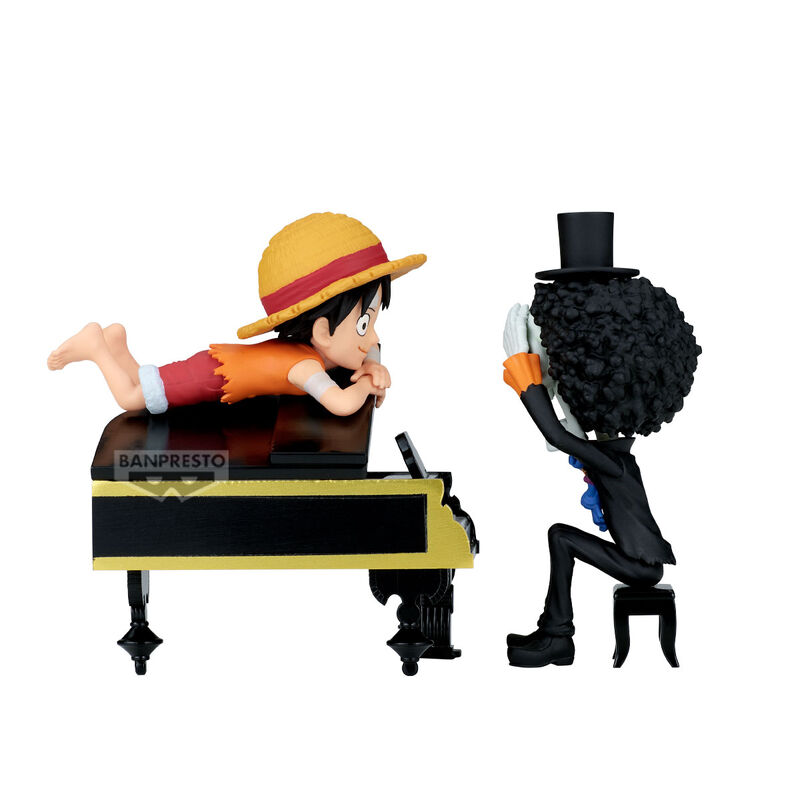 PRE ORDER One Piece: WORLD COLLECTIBLE FIGURE LOG STORIES - Monkey D. Luffy & Brook