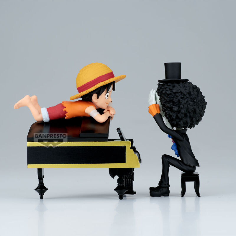 PRE ORDER One Piece: WORLD COLLECTIBLE FIGURE LOG STORIES - Monkey D. Luffy & Brook