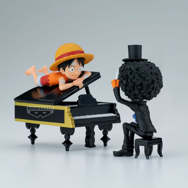 PRE ORDER One Piece: WORLD COLLECTIBLE FIGURE LOG STORIES - Monkey D. Luffy & Brook