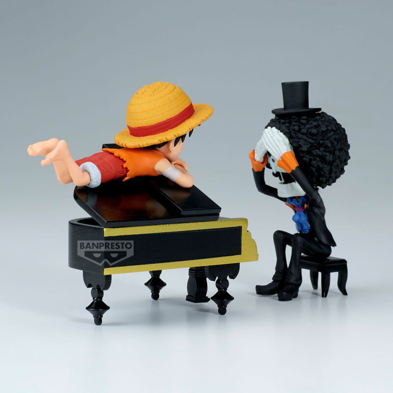 PRE ORDER One Piece: WORLD COLLECTIBLE FIGURE LOG STORIES - Monkey D. Luffy & Brook