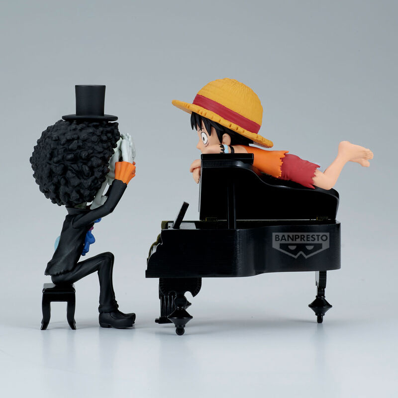 PRE ORDER One Piece: WORLD COLLECTIBLE FIGURE LOG STORIES - Monkey D. Luffy & Brook