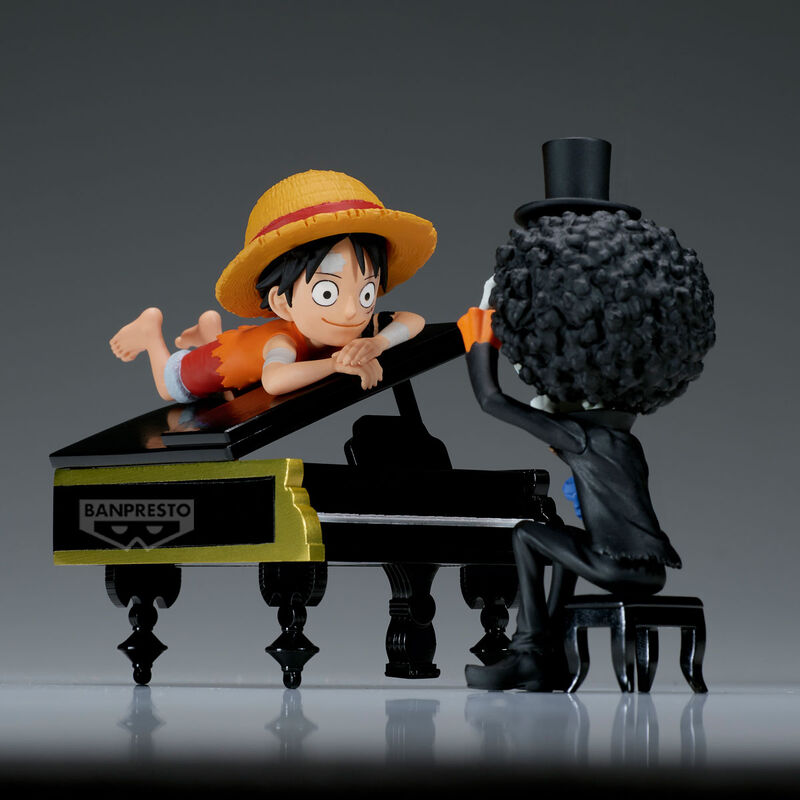 PRE ORDER One Piece: WORLD COLLECTIBLE FIGURE LOG STORIES - Monkey D. Luffy & Brook