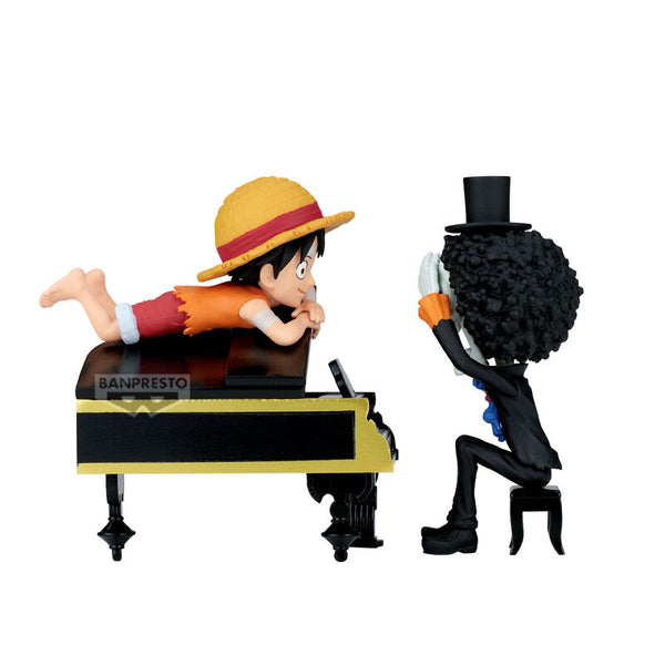 PRE ORDER One Piece: WORLD COLLECTIBLE FIGURE LOG STORIES - Monkey D. Luffy & Brook