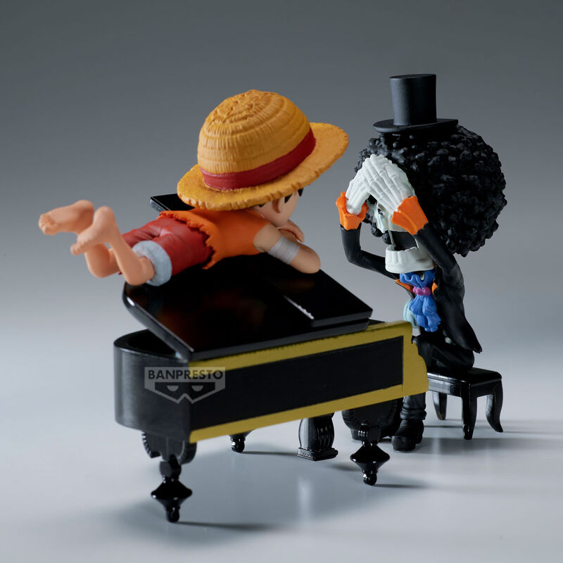 PRE ORDER One Piece: WORLD COLLECTIBLE FIGURE LOG STORIES - Monkey D. Luffy & Brook