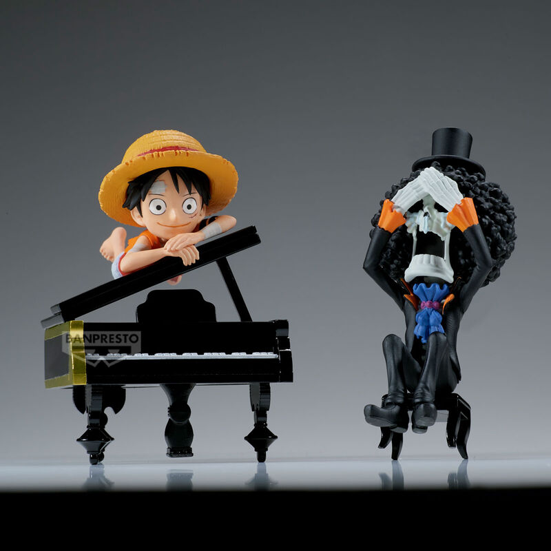 PRE ORDER One Piece: WORLD COLLECTIBLE FIGURE LOG STORIES - Monkey D. Luffy & Brook