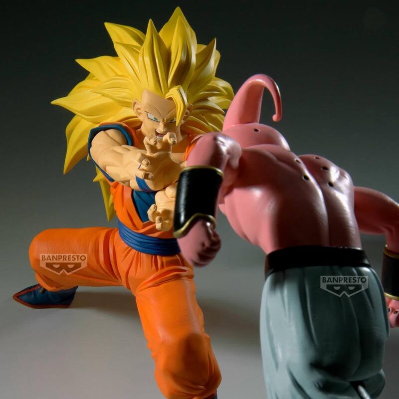 PRE ORDER Dragon Ball Z: MATCH MAKERS FIGURE - Super Saiyan 3 Son Goku (Vs Pure Majin Buu)