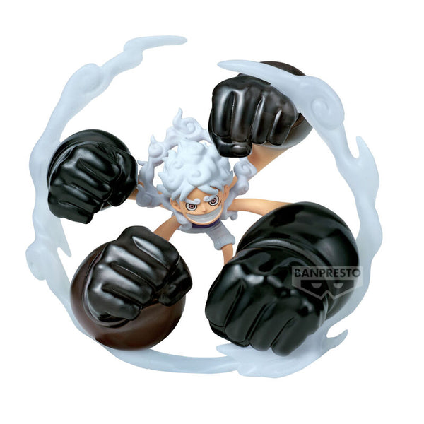 PRE ORDER One Piece: WORDC COLLECTIBLE FIGURE - Monkey D. Luffy Gear 5 (Gum-Gum Dawn Gatling)