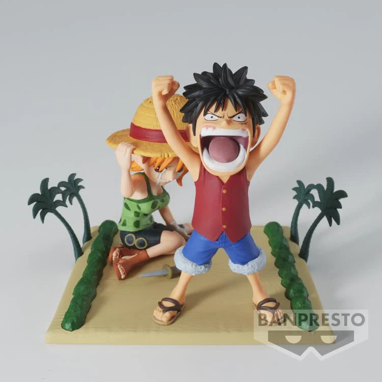 One Piece: WORLD COLLECTABLE FIGURE LOG STORIES - Luffy and Nami