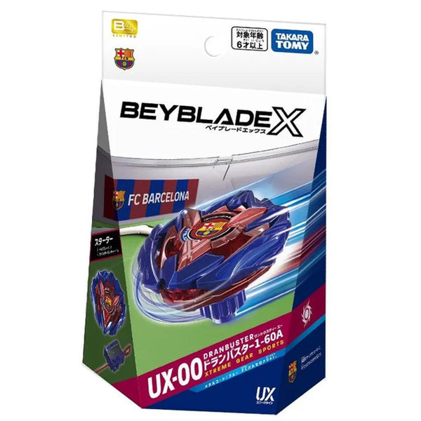 TAKARA TOMY Beyblade X Starter Dran Buster 1-60A (Metal Coat: Blue FC Barcelona Ver.) UX-00