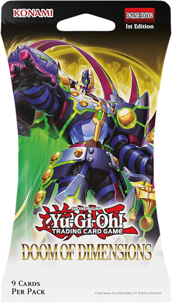 Yu-Gi-Oh: 9 CARD BLISTER PACK - Doom of Dimensions