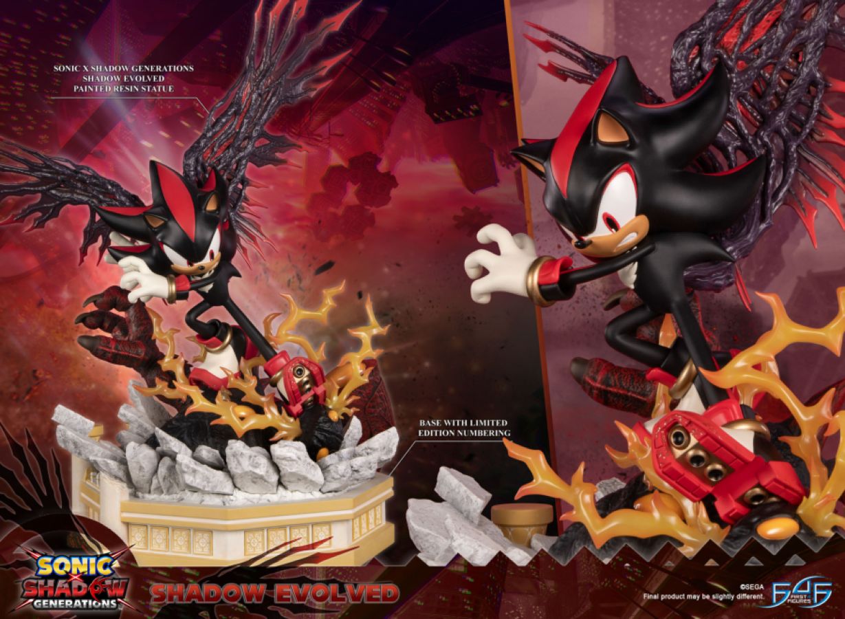 PRE ORDER Sonic X Shadow Generations: RESIN STATUE - Shadow Evolved