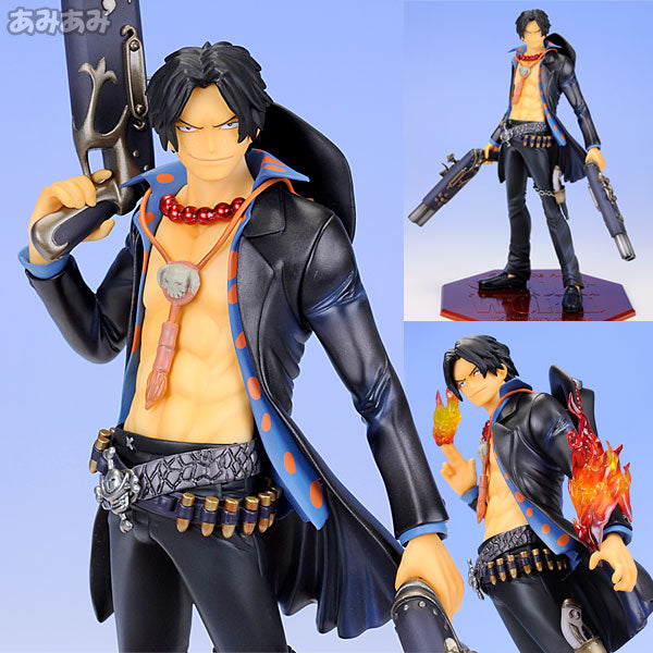 One Piece: Excellent Model Portrait.Of.Pirates 1/8 SCALE FIGURE - Portgas D. Ace (STRONG EDITION)