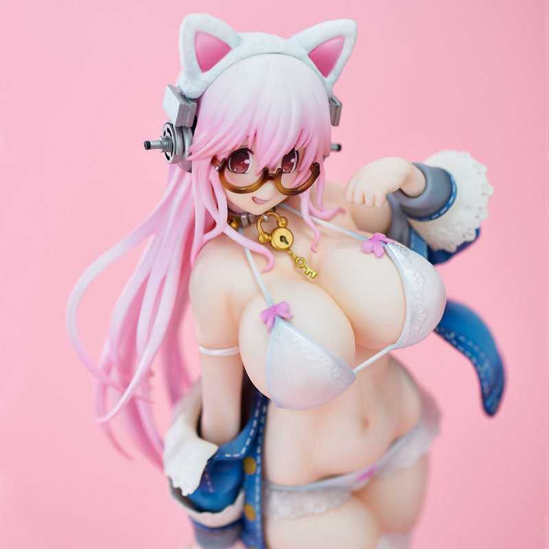 Super Sonico White cat ver. Complete Figure(Released)