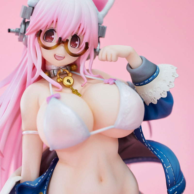 Super Sonico White cat ver. Complete Figure(Released)