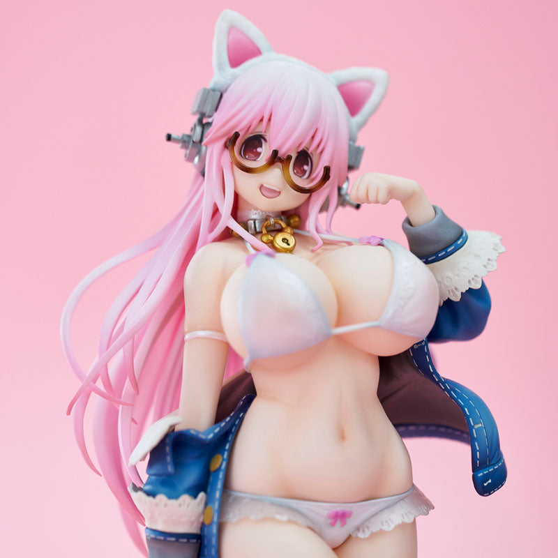 Super Sonico White cat ver. Complete Figure(Released)