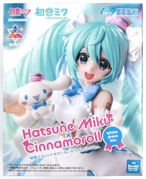 Hatsune Miku: LUMINASTA FIGURE - Hatsune Miku x Cinnamoroll (White Dress Ver)