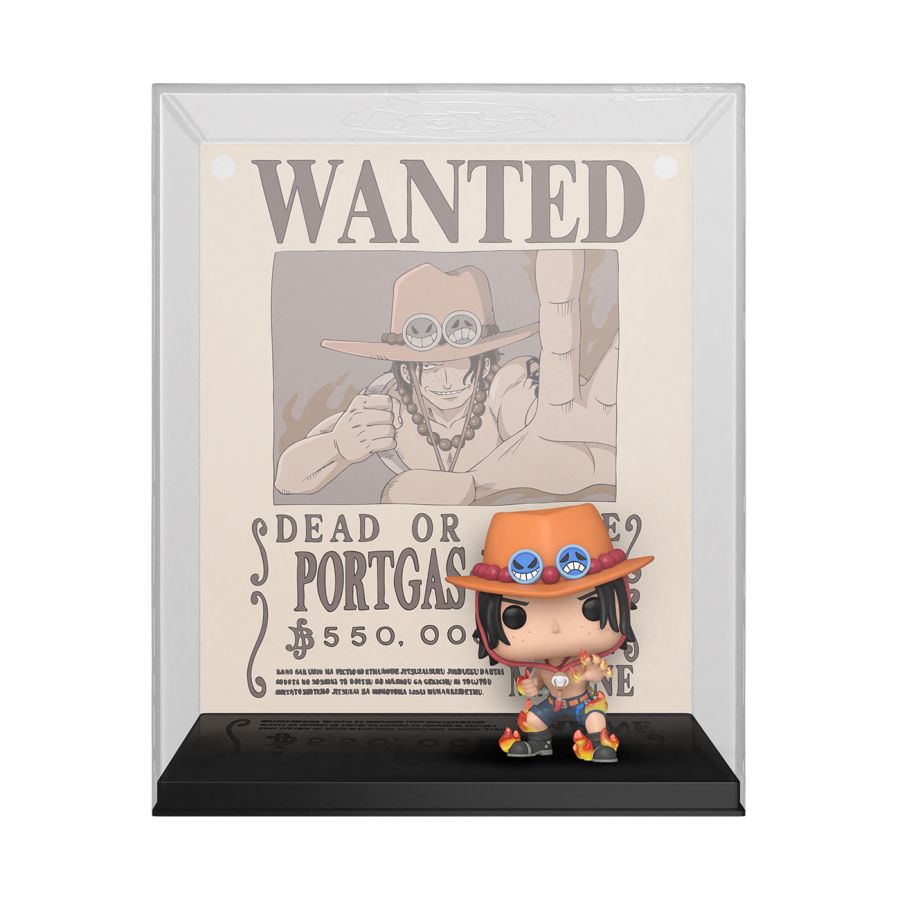 One Piece - Portgas D Ace Wanted US Exclusive Pop! Cover [RS]