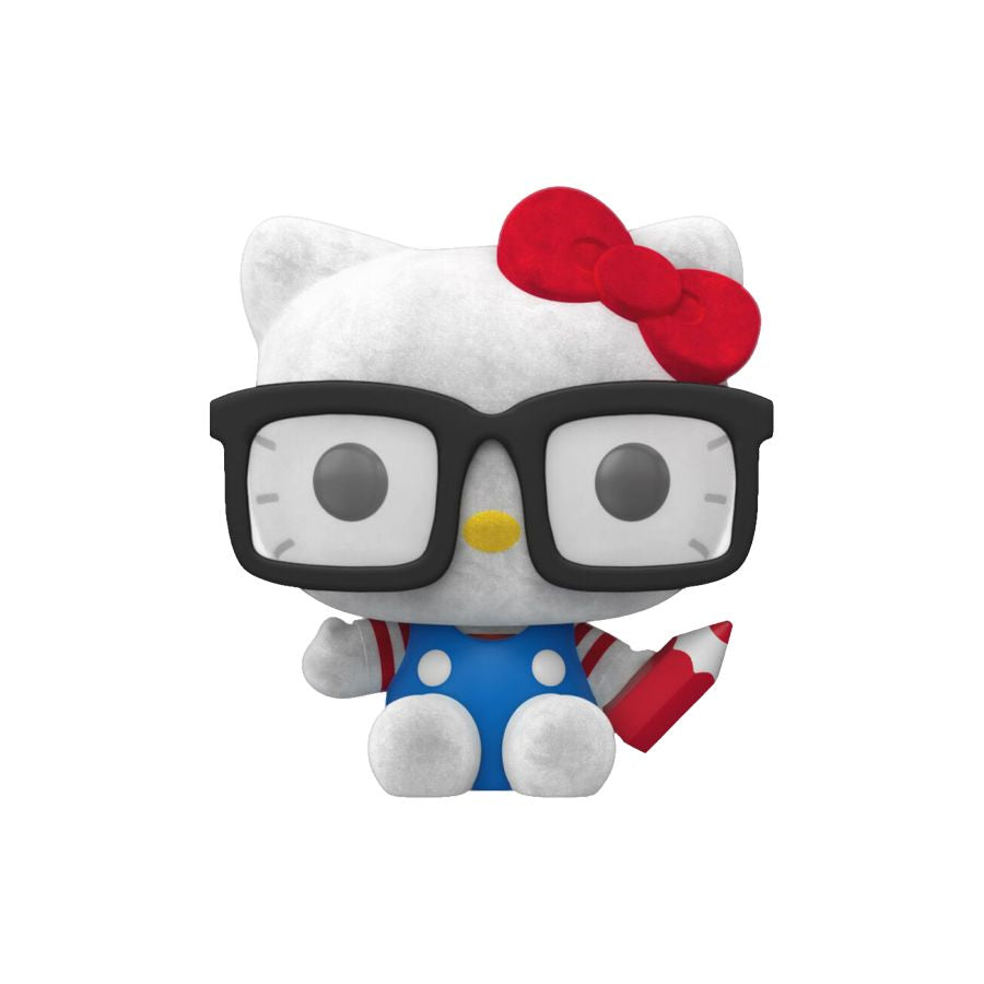 Hello Kitty - Hello Kitty Hipster Nerd with Glasses US Exclusive Flocked Pop! Vinyl [RS]