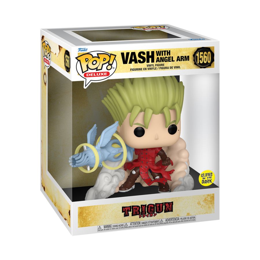 Trigun: Vash with Angel Arm - Pop! Deluxe (Glow-in-the-Dark)