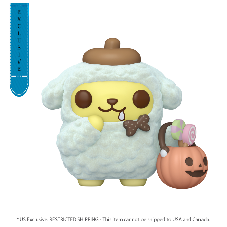 Sanrio - Pompompurin (Halloween) US Exclusive Flocked Pop! Vinyl [RS]