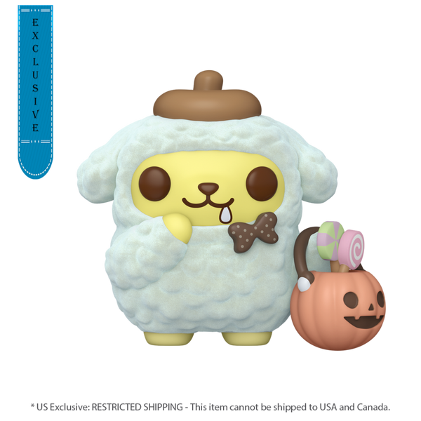 Sanrio - Pompompurin (Halloween) US Exclusive Flocked Pop! Vinyl [RS]