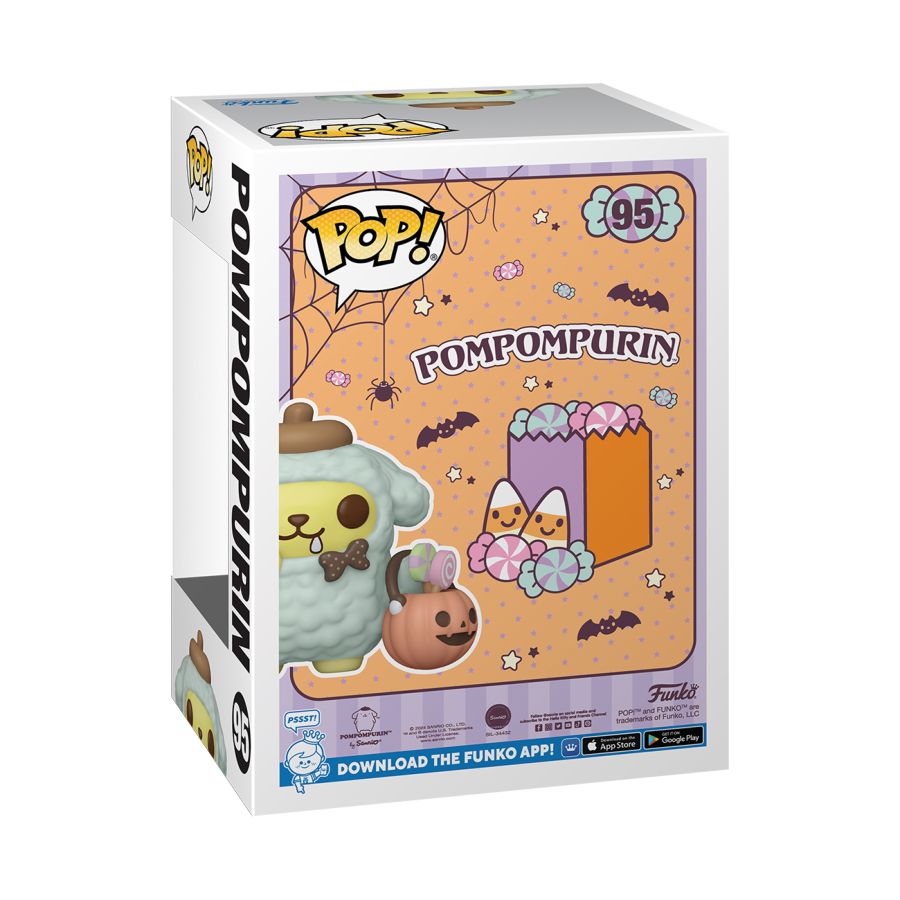 Sanrio - Pompompurin (Halloween) US Exclusive Flocked Pop! Vinyl [RS]