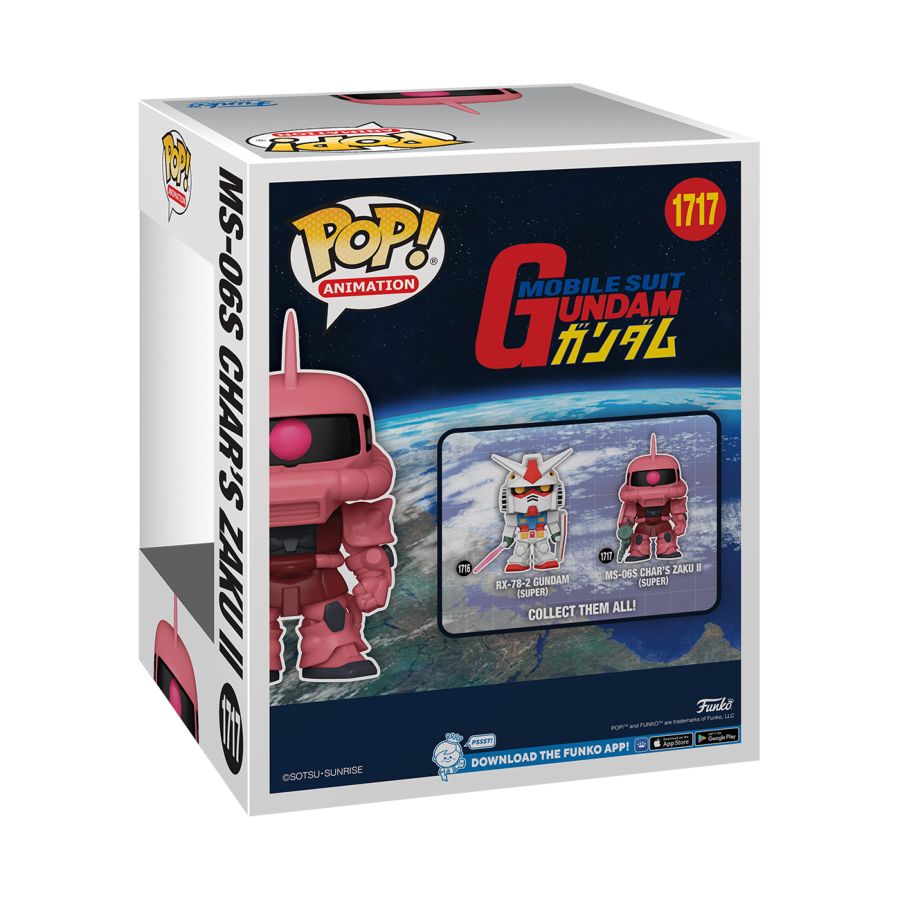 Mobile Suit Gundam - Char's Zaku II 6" Pop! Vinyl