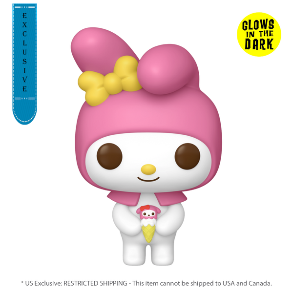 Hello Kitty - My Melody US Exclusive Glow Pop! Vinyl [RS]