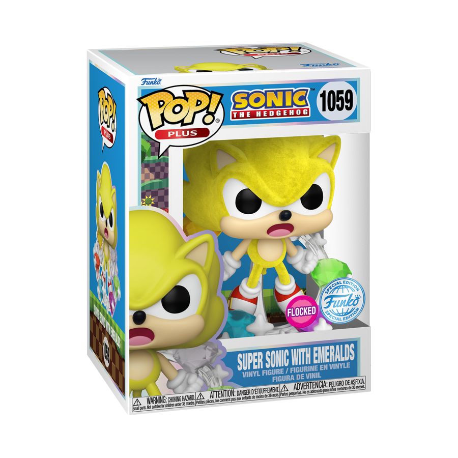 Sonic The Hedgehog: POP! VINYL - Super Sonic with Emeralds